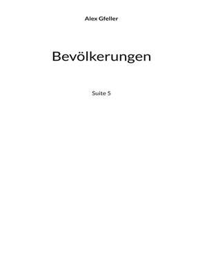 cover image of Bevölkerungen